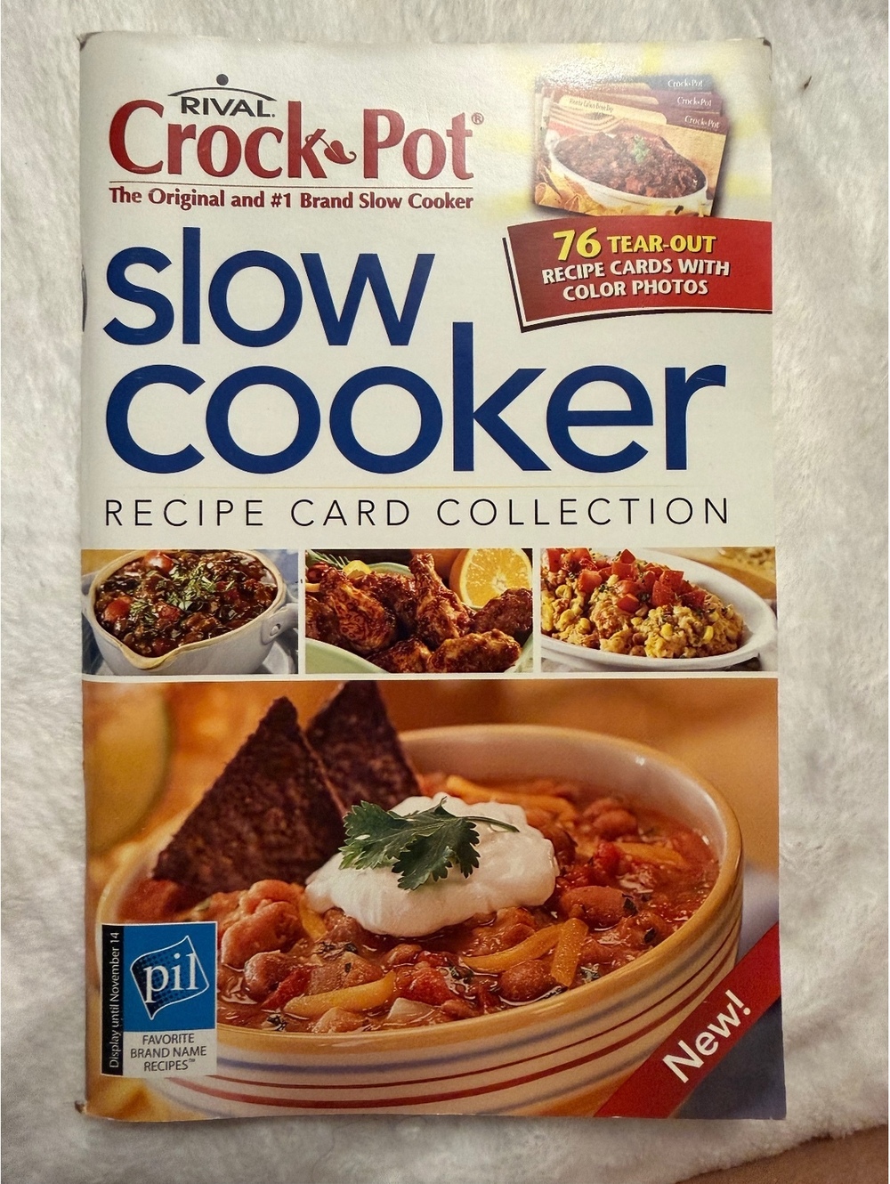 Rival Crock-Pot Slow Cooker Recipe Card Collection Vol. 8 No. 21 November 14